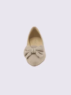Ballerines cuir velours de chèvre