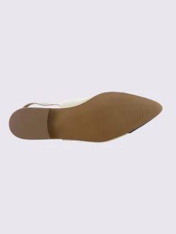 Ballerines ouvertes à l'arrière de fabrication portugaise