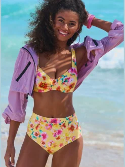 Bas de maillot de bain design floral tendance