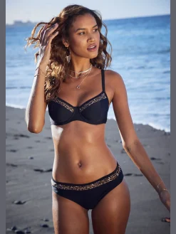 Bas de maillot de bain détails léopard tendance