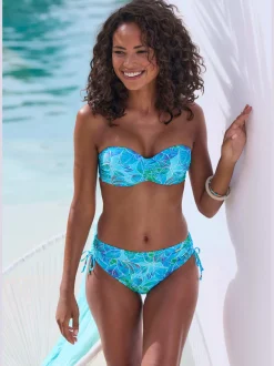 Bas de maillot de bain imprimé floral
