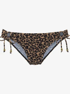 Bas de maillot de bain imprimé léopard tendance