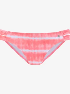 Bas de maillot de bain imprimé, effet de couleur différent pour chaque pièce