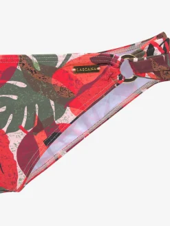 Bas de maillot de bain imprimé tropical