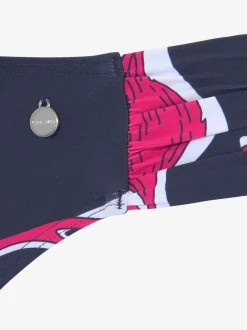 Bas de maillot de bain imprimé, effet de couleur différent pour chaque pièce