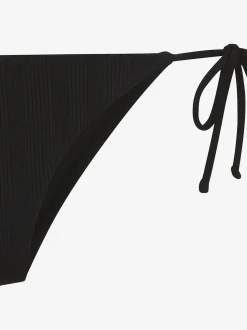 Bas de maillot de bain matière structurée tendance à rayures