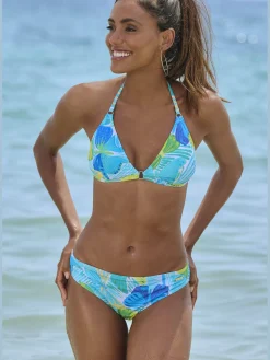 Bas de maillot de bain motif papillons