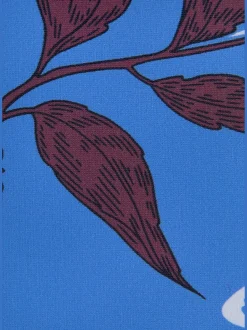 Bas de maillot de bain taille haute imprimé floral moderne