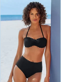 Bas de maillot de bain taille haute taille haute tendance