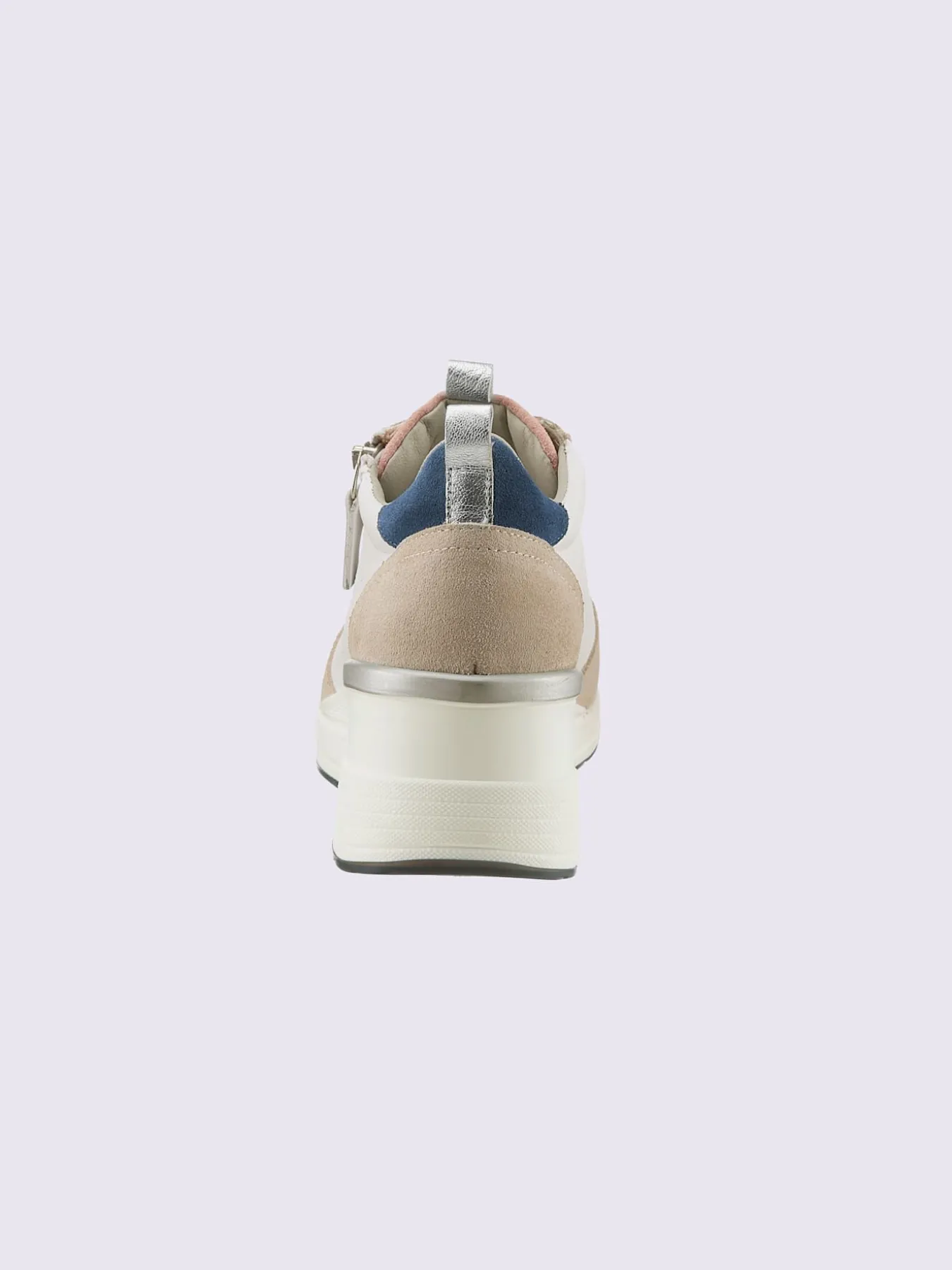 Baskets cuir de bœuf nappa et velours