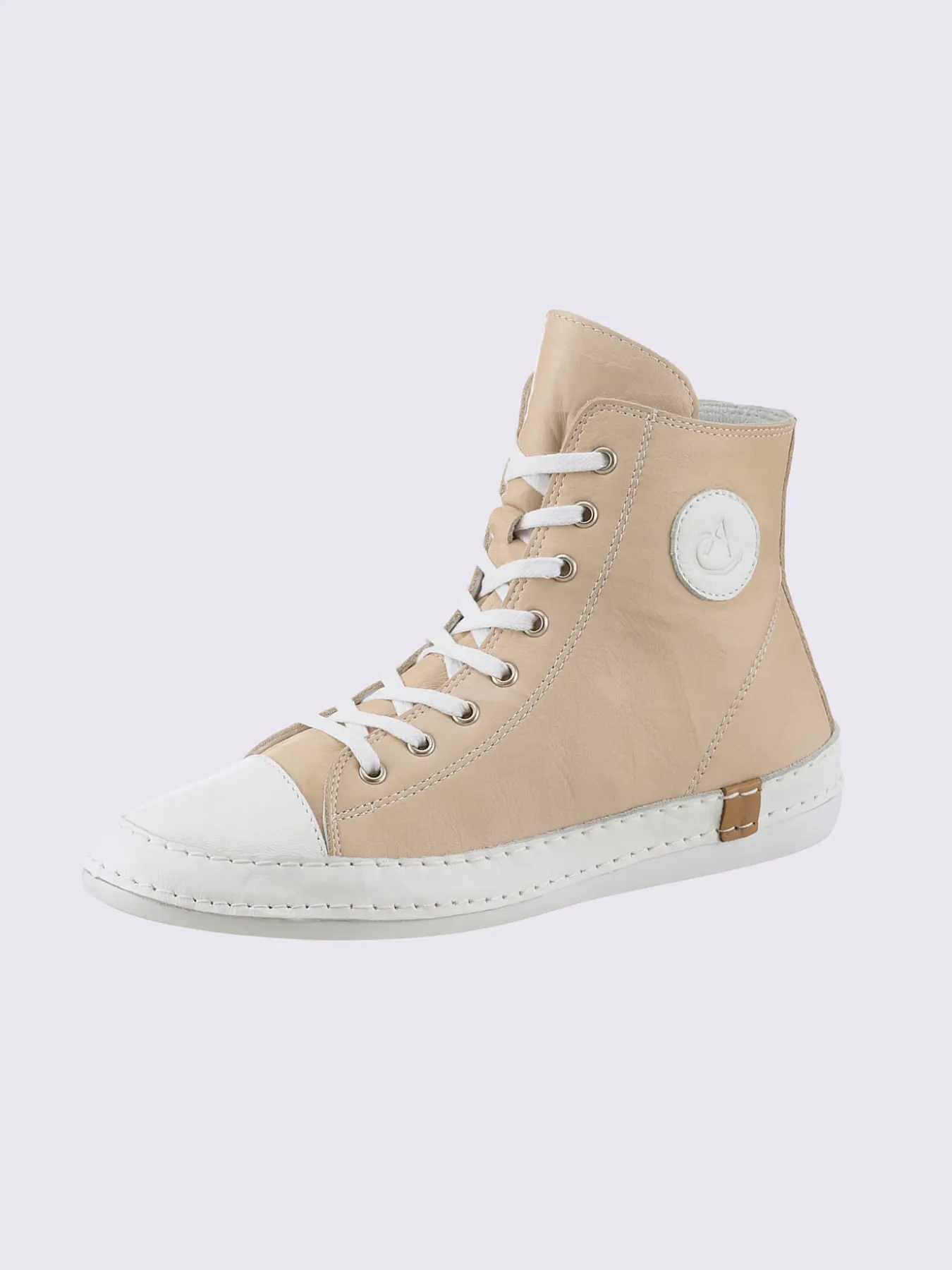 Baskets cuir nappa de vache