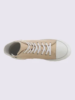 Baskets cuir nappa de vache