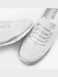 Baskets sneakers avec rubans élastiques pour faciliter l'enfilage