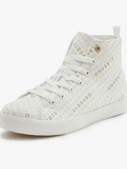 Baskets sneakers montantes avec logo imprimé tendance