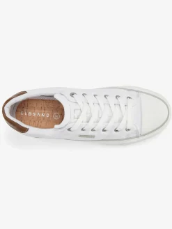Baskets sneakers tendance en matière douce