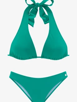 Bikini triangle coloris unis