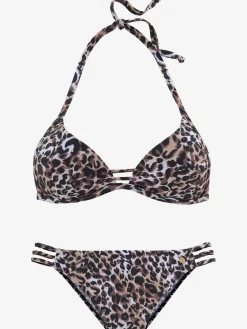 Bikini triangle imprimé animal sauvage