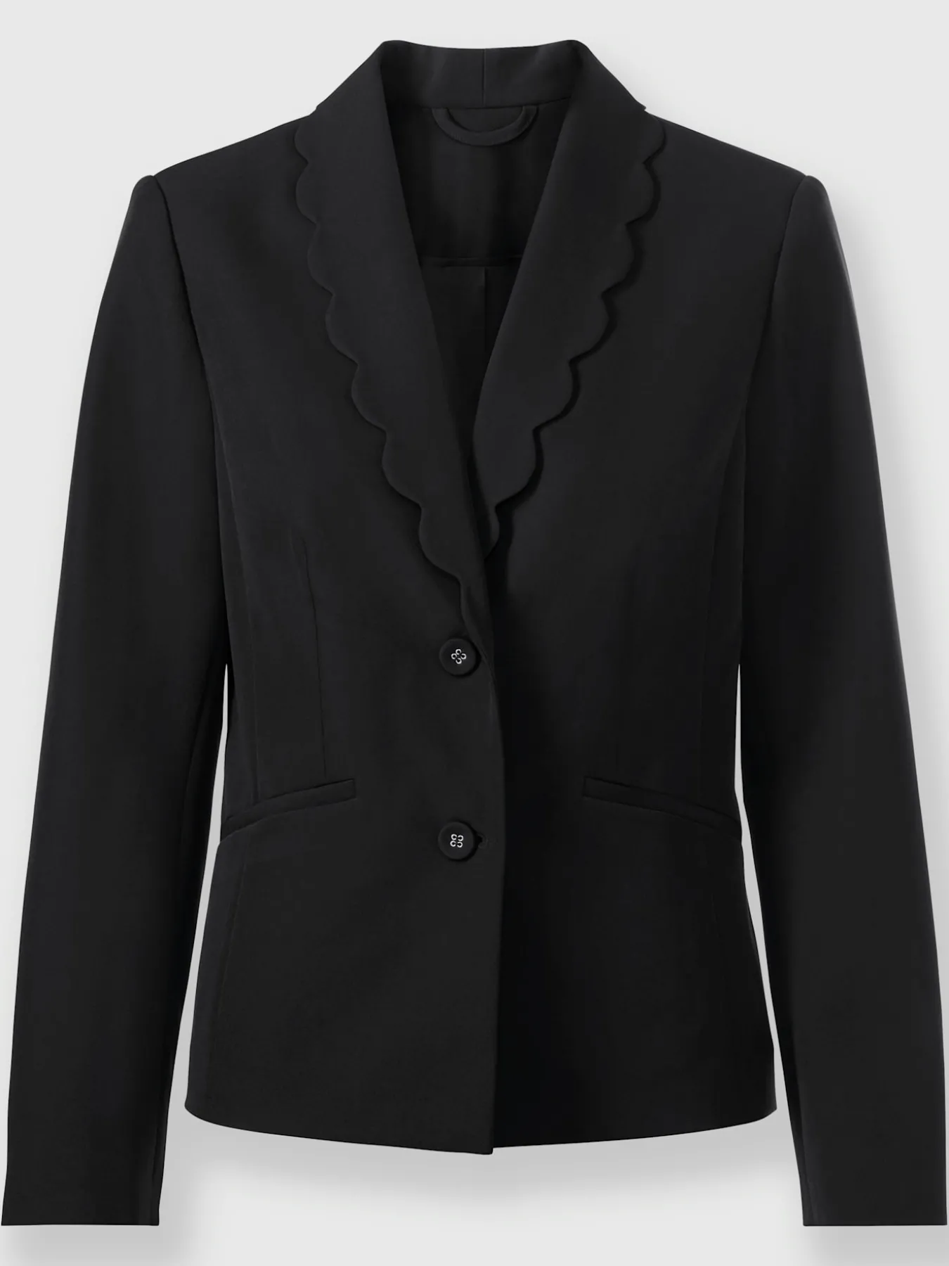 Blazer bord ondulé élégant