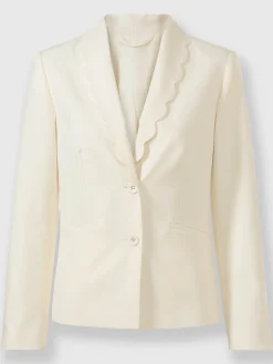Blazer bord ondulé élégant