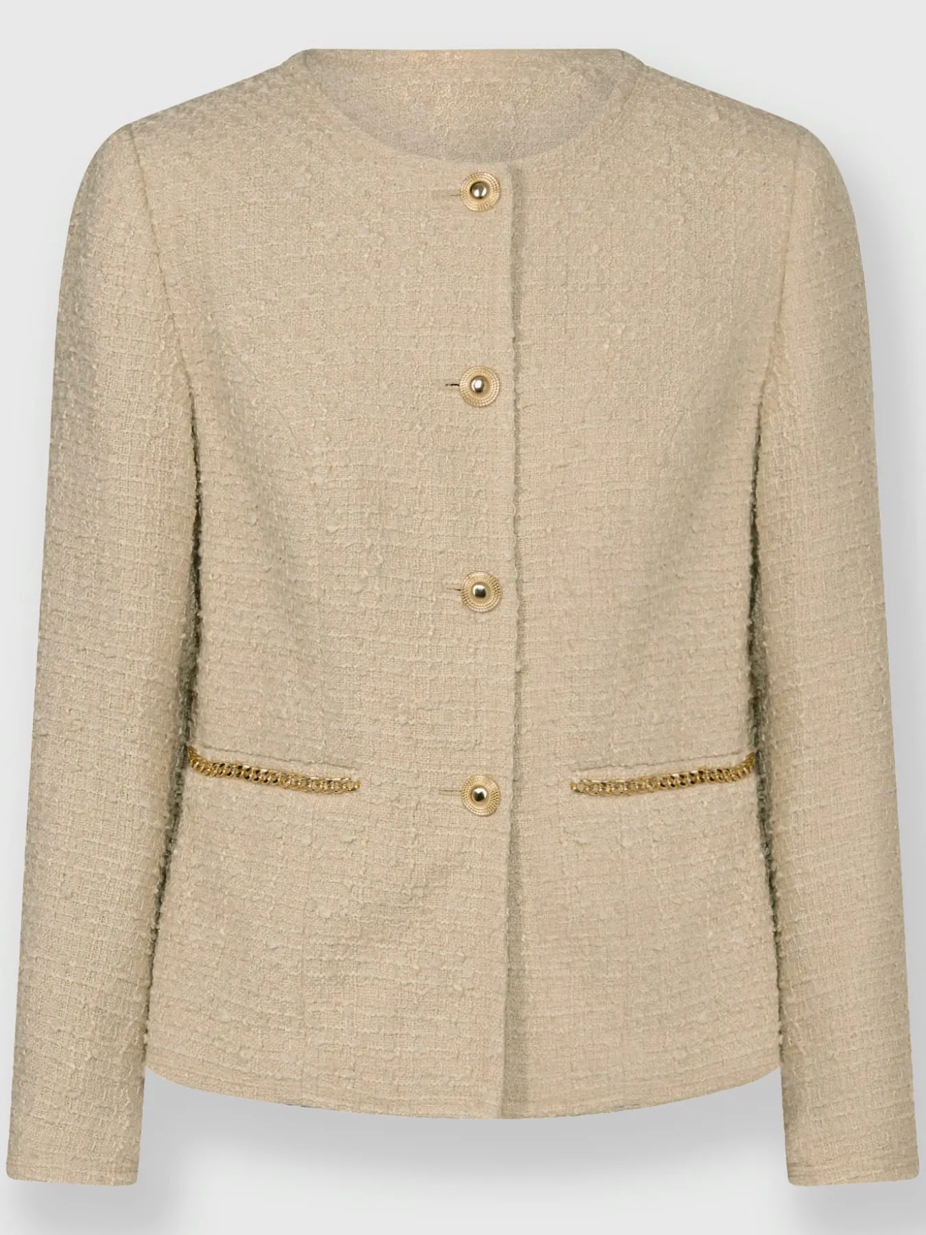 Blazer bouclé à la fois confortable et chic