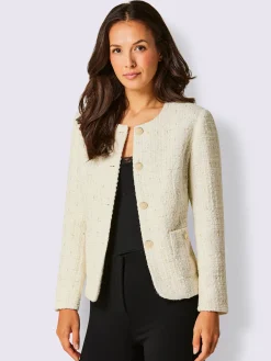 Blazer bouclé 30% laine