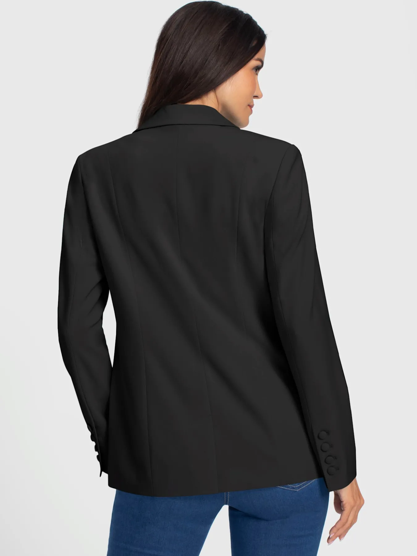 Blazer double patte de boutonnage