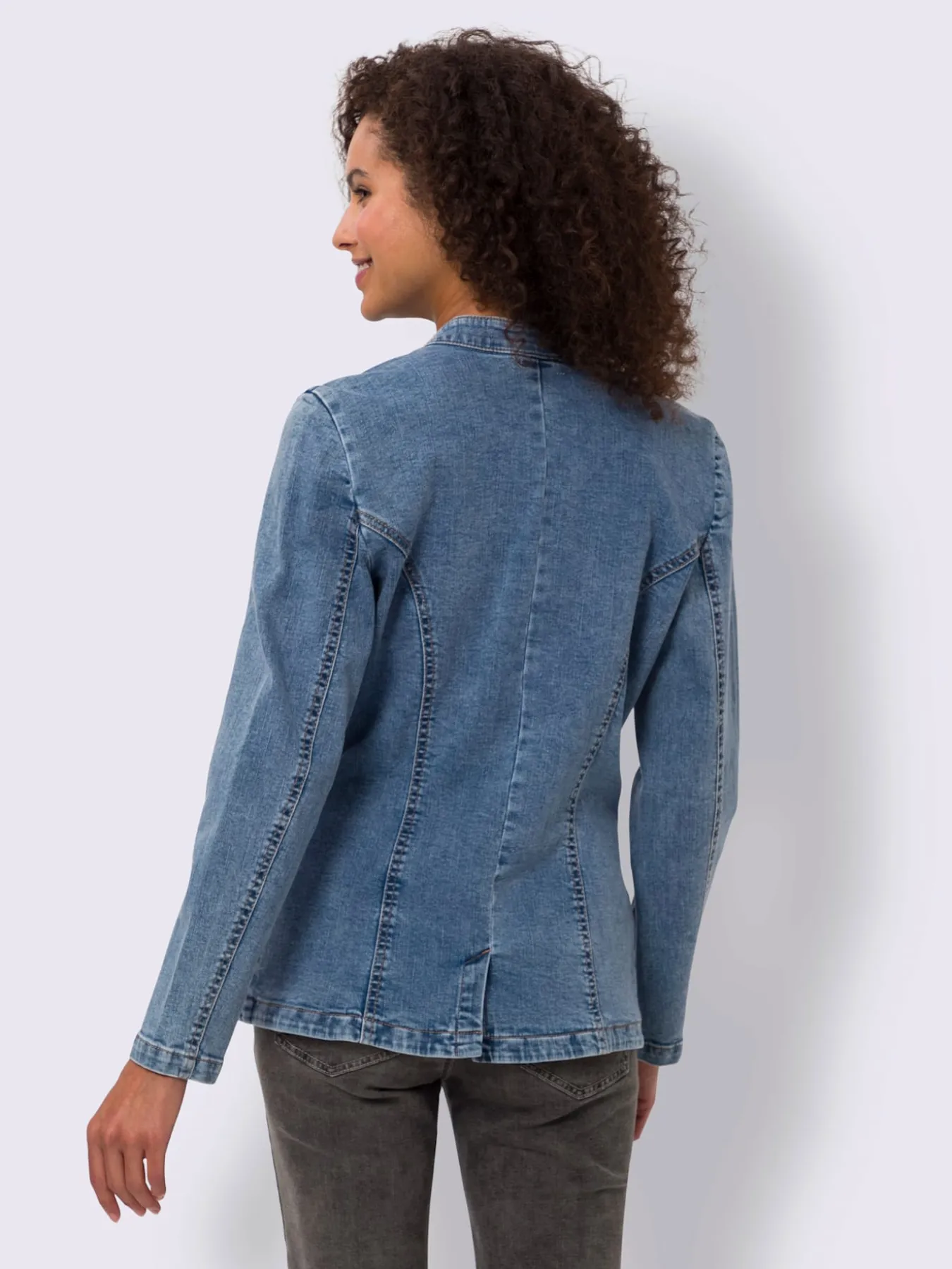Blazer en jean 95% coton