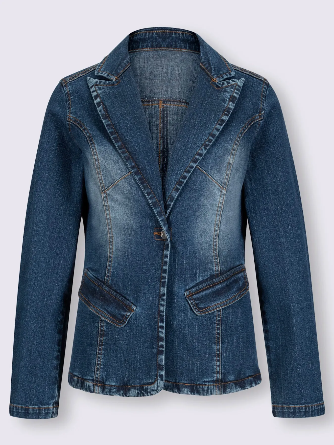 Blazer en jean alternative parfaite au blazer