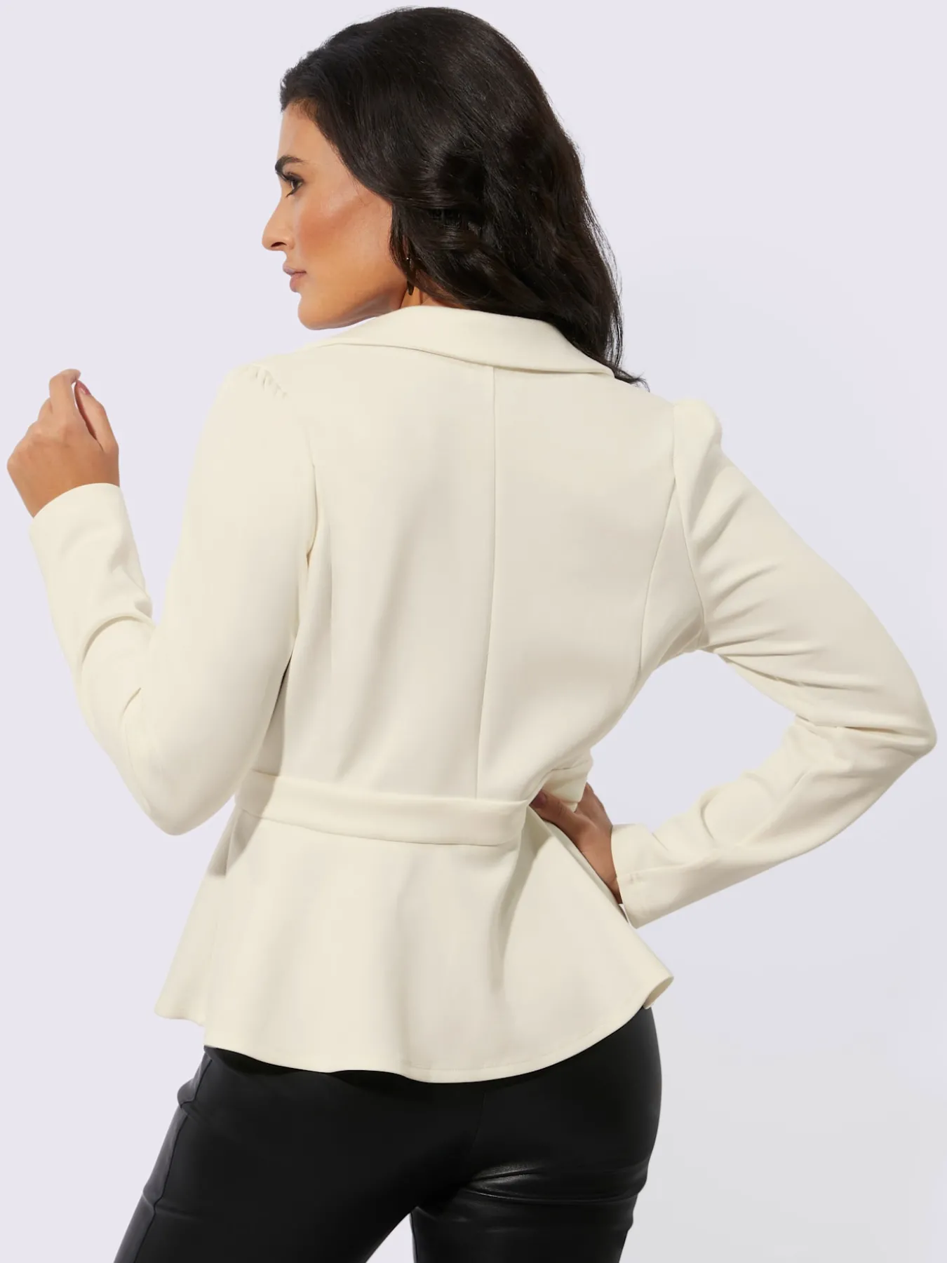 Blazer en jersey 50% modal