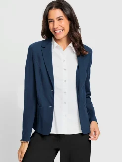 Blazer en jersey avec viscose (ecovero)