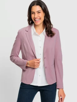 Blazer en jersey avec viscose (ecovero)