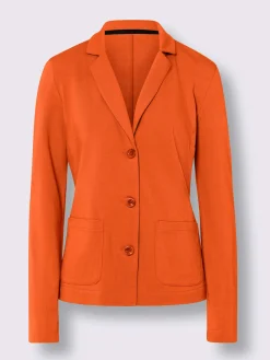 Blazer en jersey coupe sobre pour un look décontracté tendance