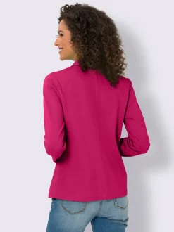 Blazer en jersey coupe sobre pour un look décontracté tendance