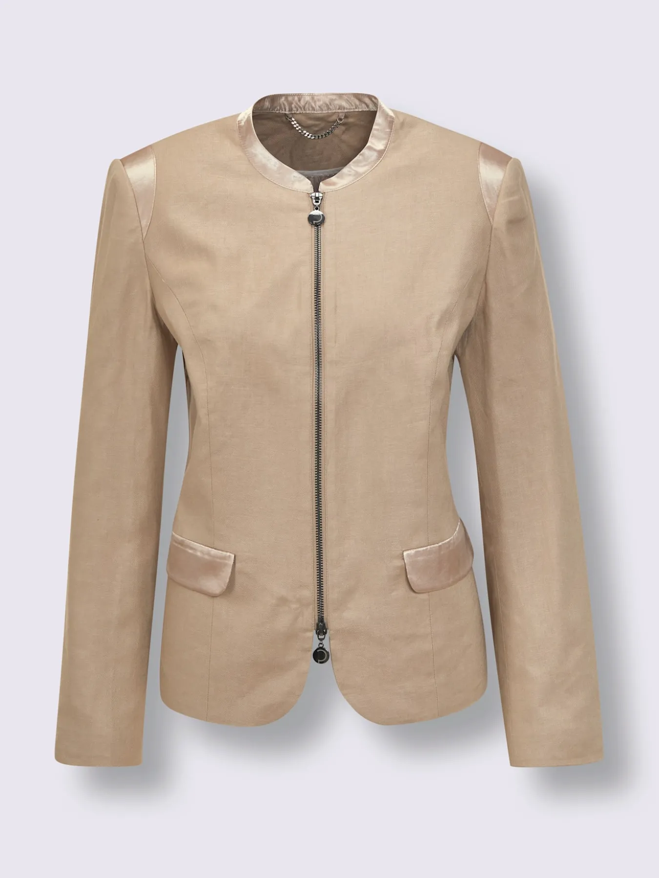 Blazer en lin mélange viscose-lin estival