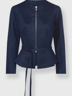Blazer en synthétique qualité velours douce