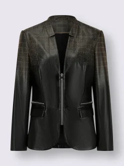 Blazer en synthétique qualité lisse