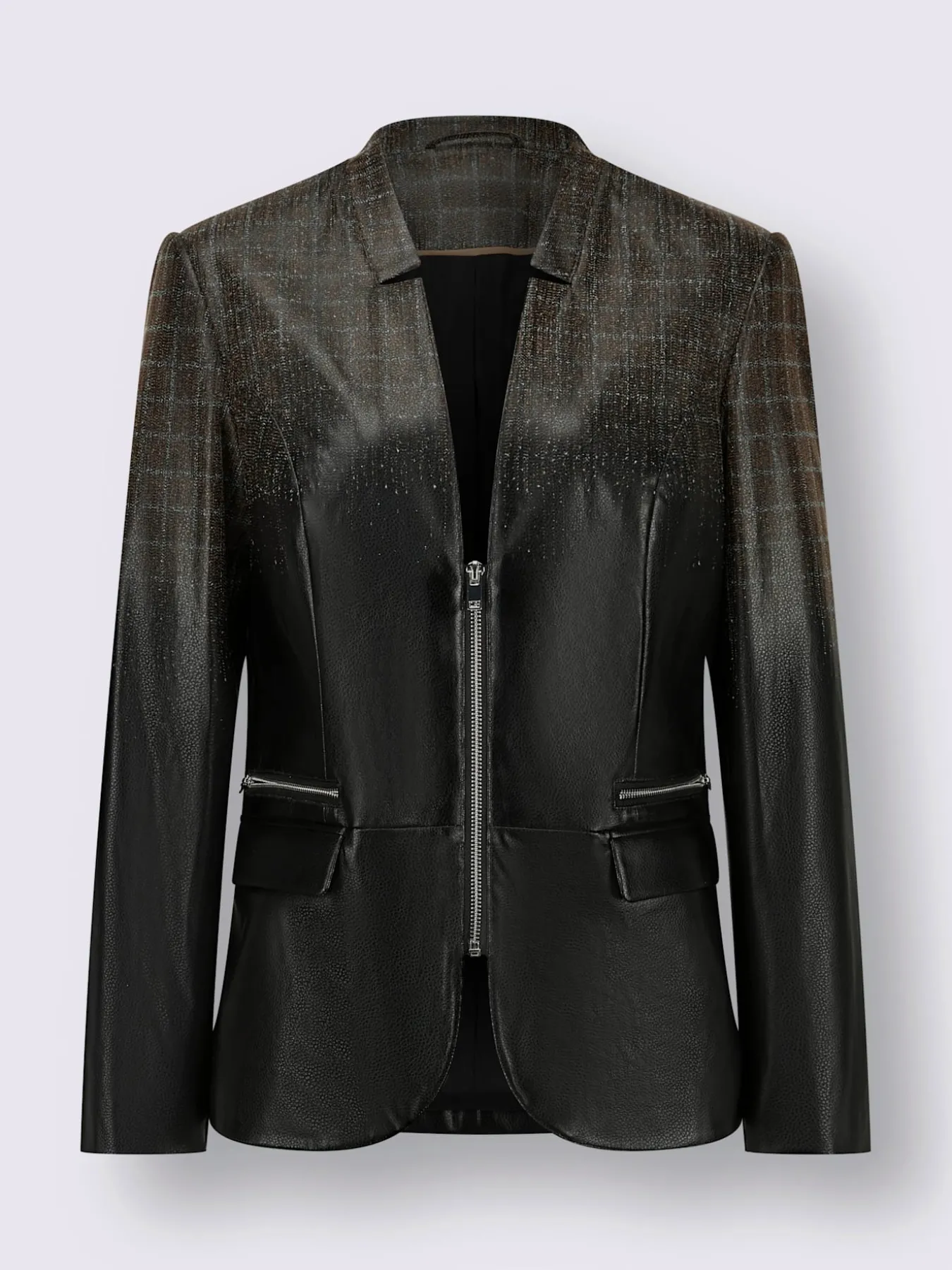 Blazer en synthétique qualité lisse