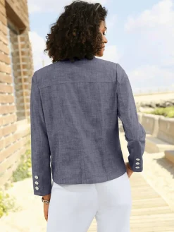 Blazer femme avec col à revers