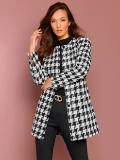 Blazer jacquard joli motif jacquard