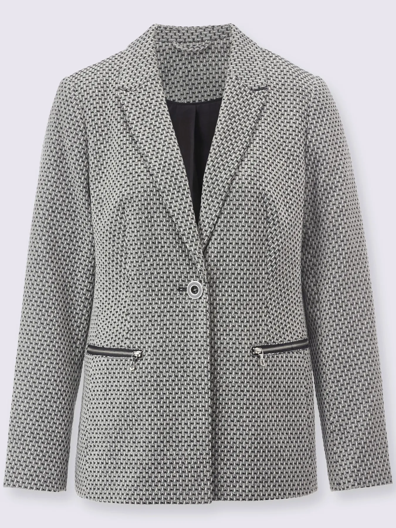 Blazer jacquard qualité jacquard bicolore