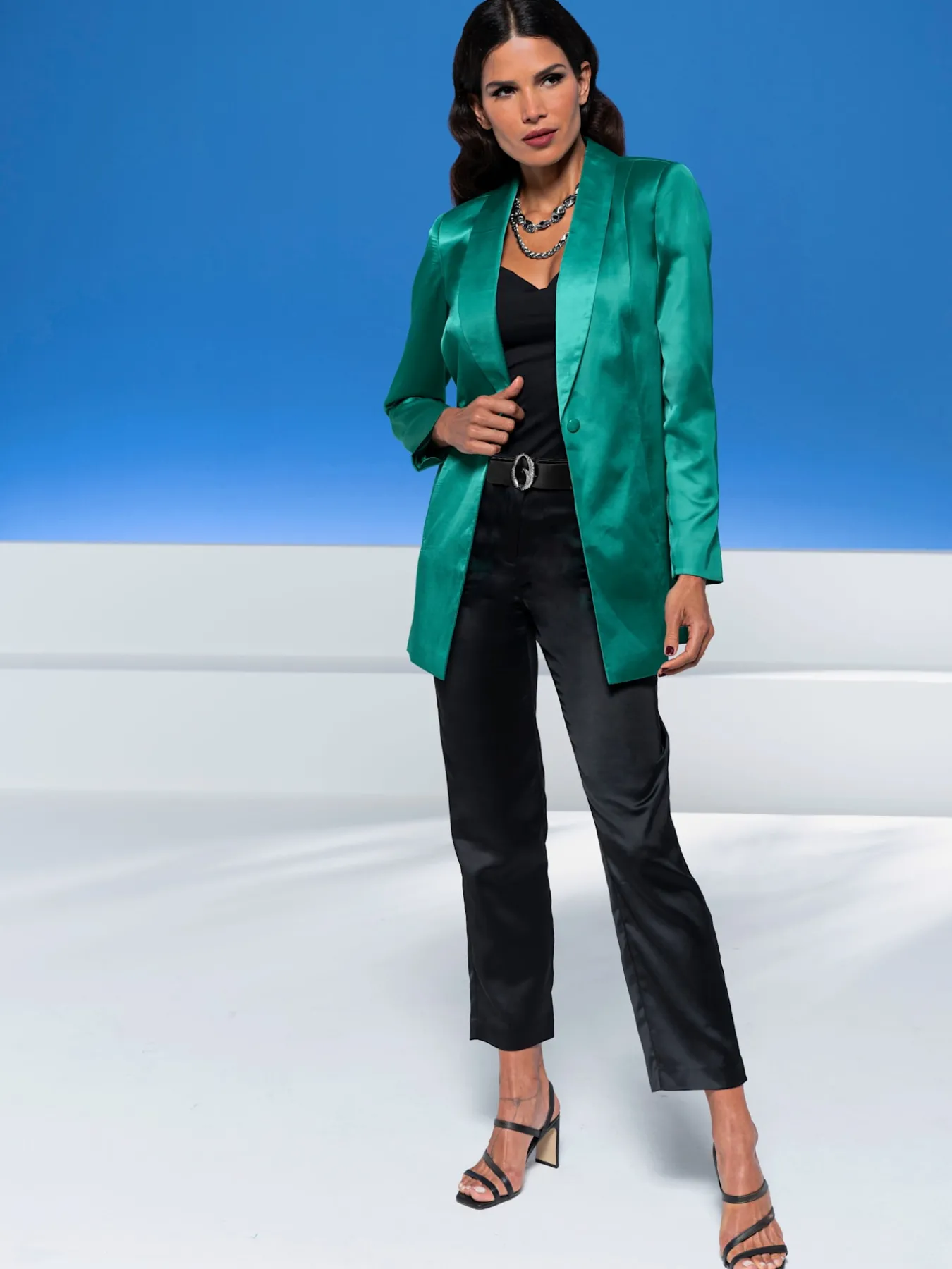 Blazer jolie matière brillante