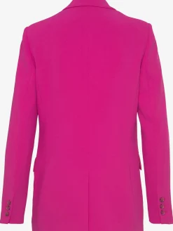 Blazer long blazer femme avec col à revers