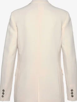 Blazer long blazer femme avec col à revers