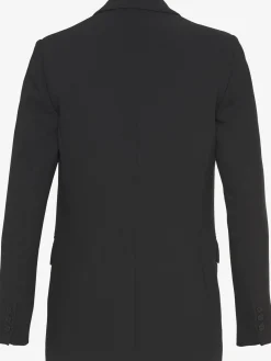 Blazer long blazer femme avec col à revers