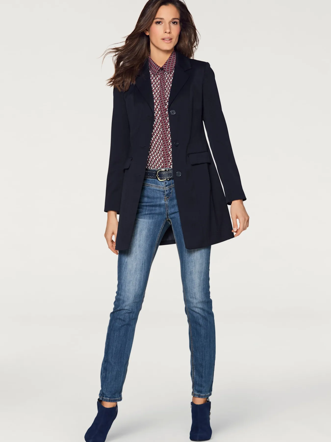 Blazer long coupe tendance