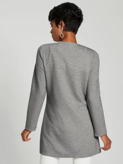 Blazer long qualité jersey extensible, souple et confortable