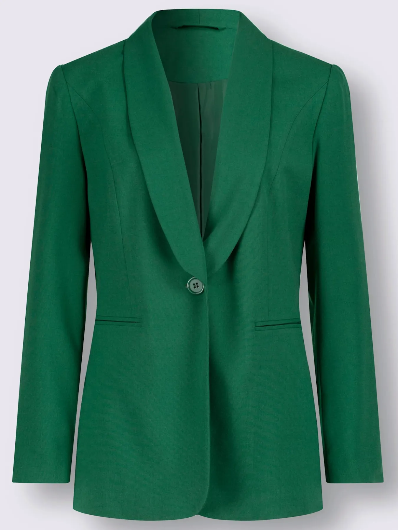 Blazer mélange de matières facile d'entretien