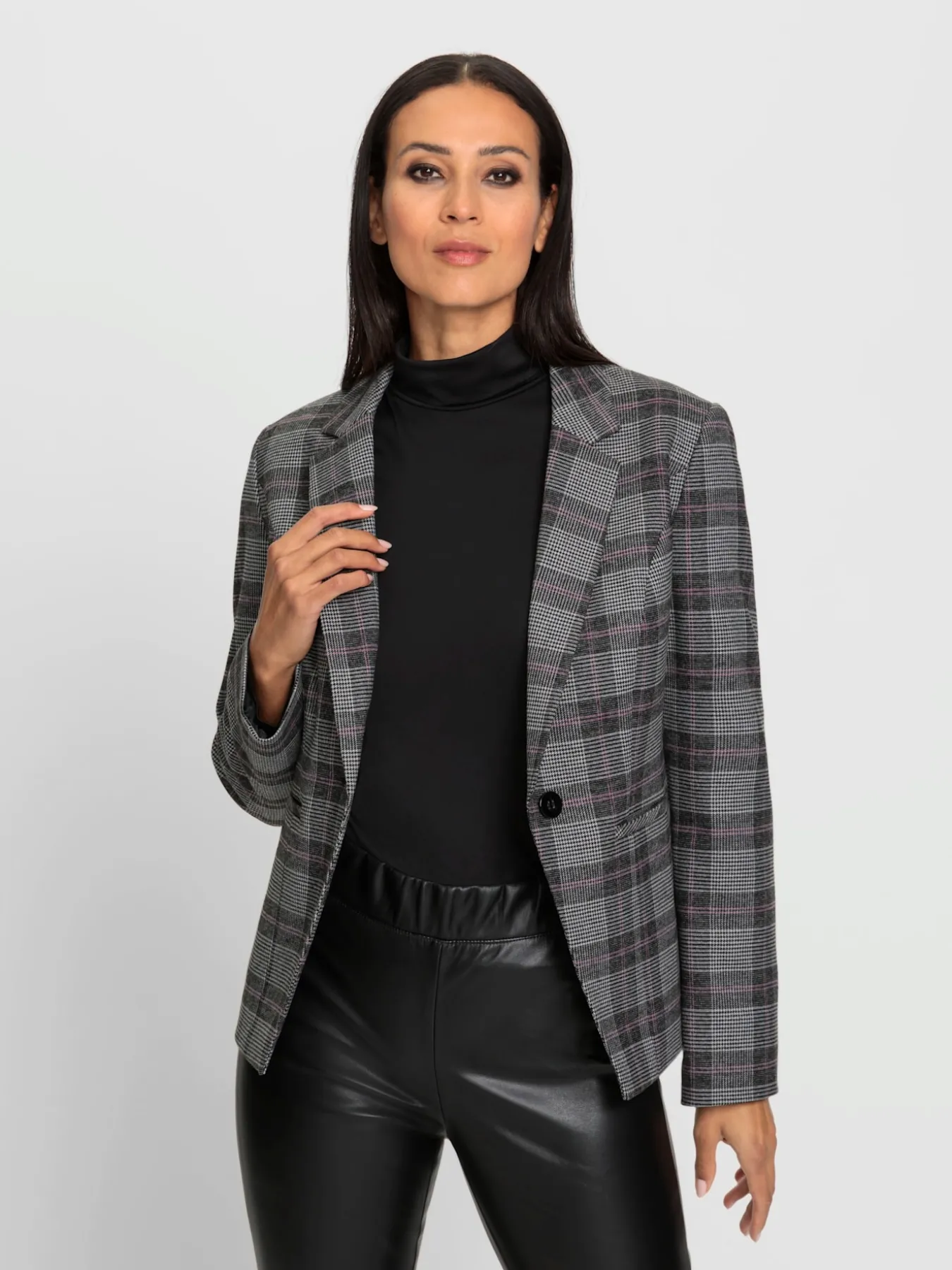 Blazer superbe tissage en carreaux
