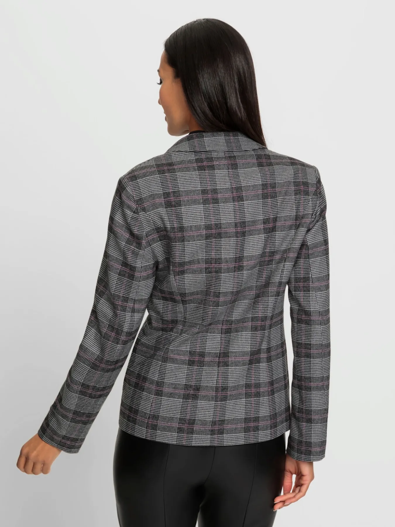 Blazer superbe tissage en carreaux
