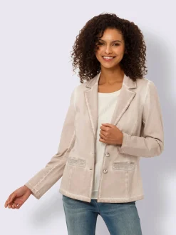 Blazer sweat délavage « oil dyed » tendance